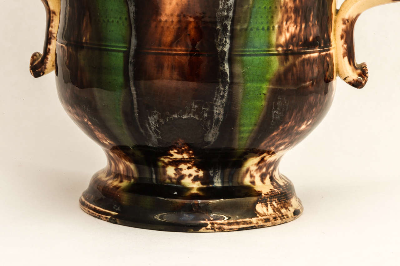 A Fine Whieldon School  Pottery Loving Cup In Excellent Condition In New York, NY