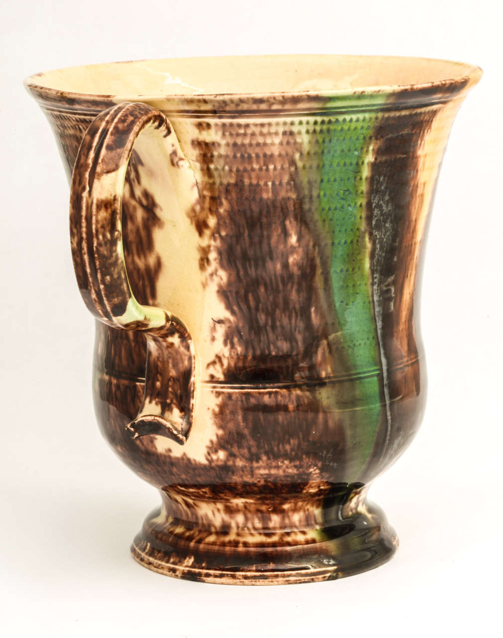 A Fine Whieldon School  Pottery Loving Cup 2