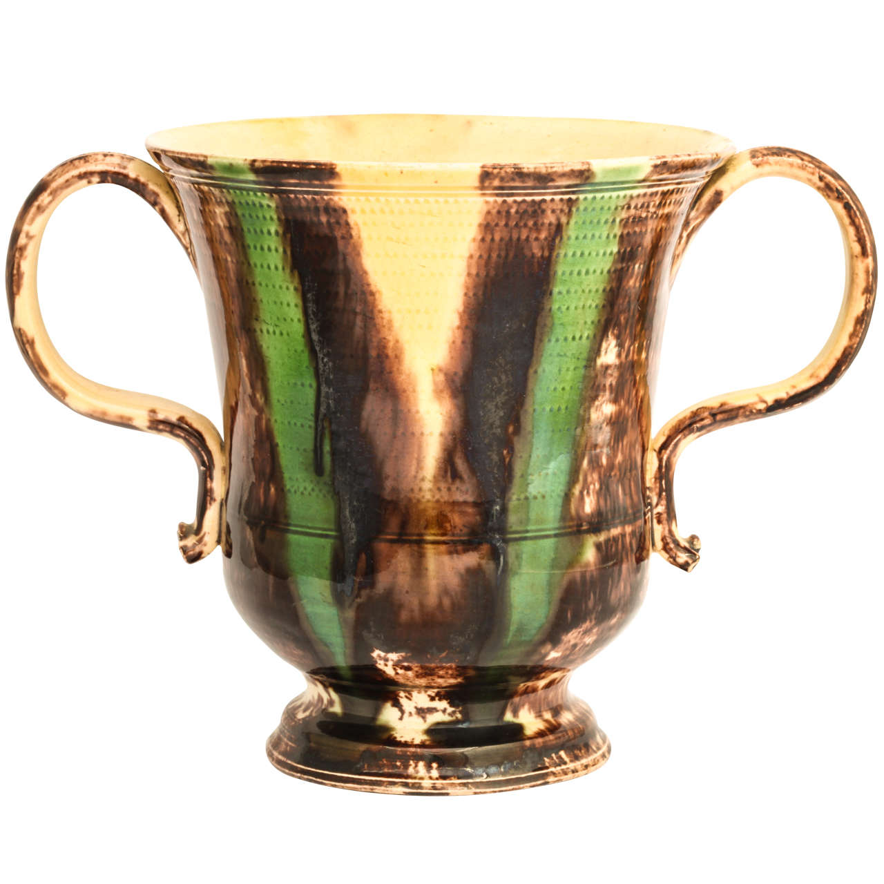A Fine Whieldon School  Pottery Loving Cup