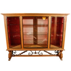 Vintage French Modern Display Cabinet