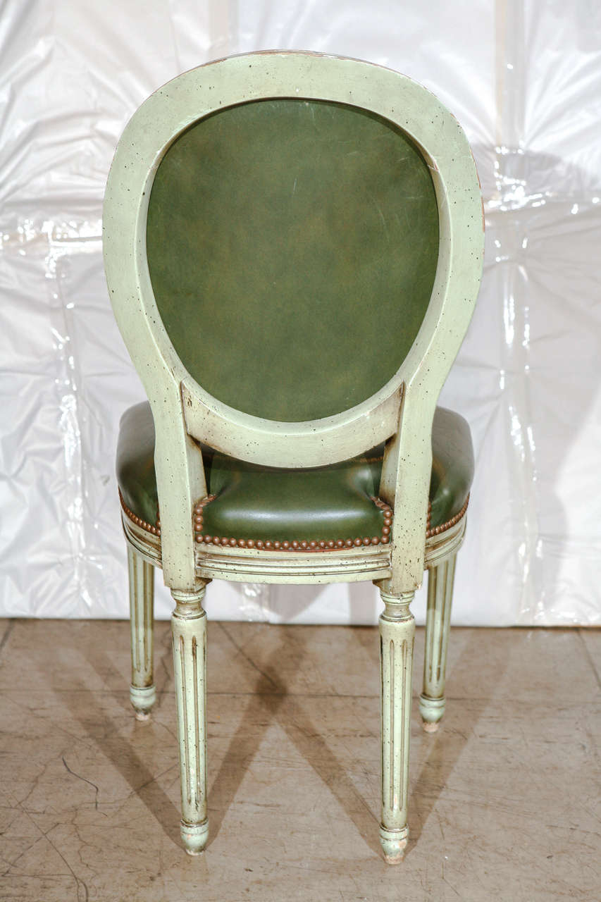 Set of Six French Louis XVI Dining Chairs 2