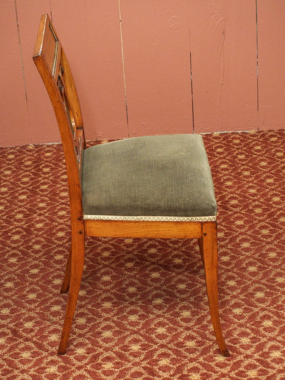 Ten French Directoire Style Dining Chairs 2