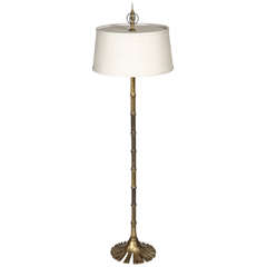 Brass Bamboo Floor Lamp