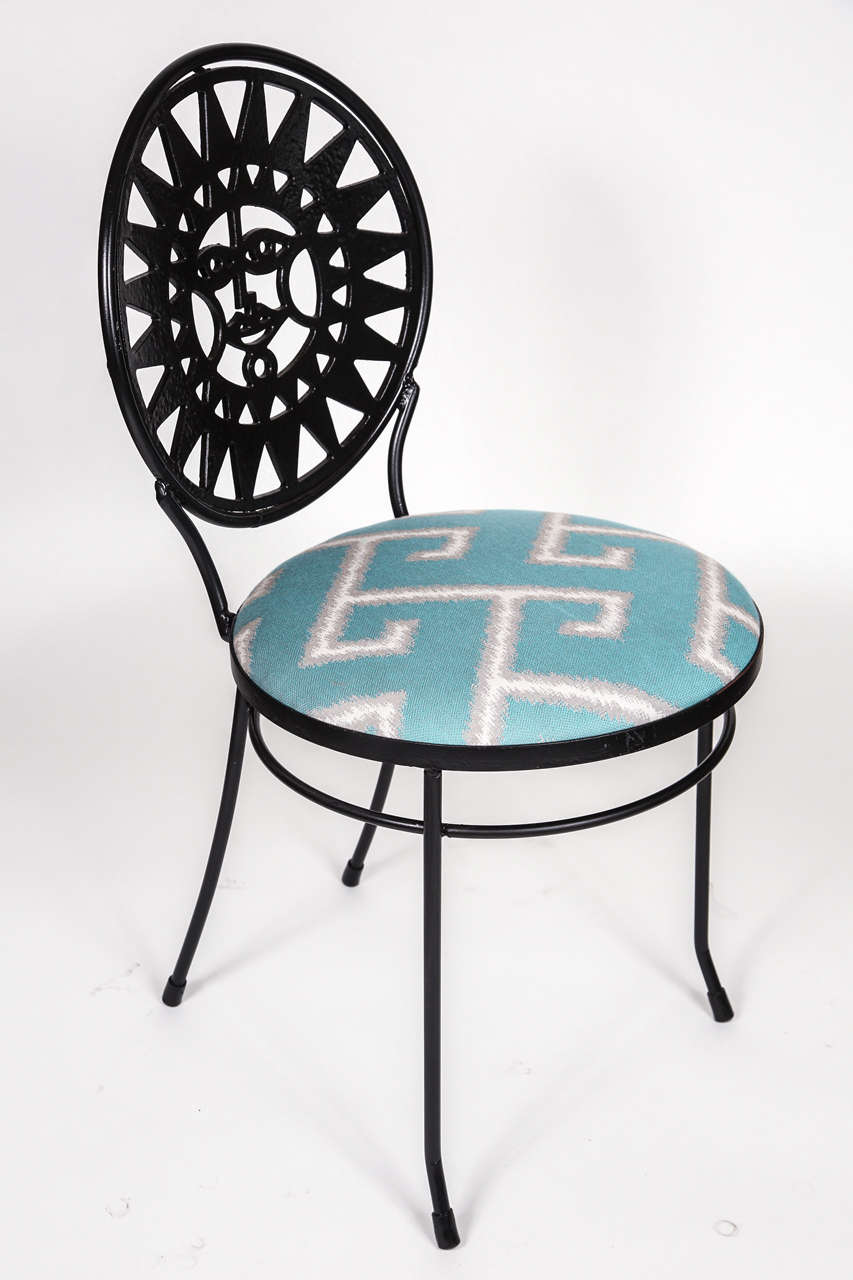 Mid Century Iron Bistro Set 1