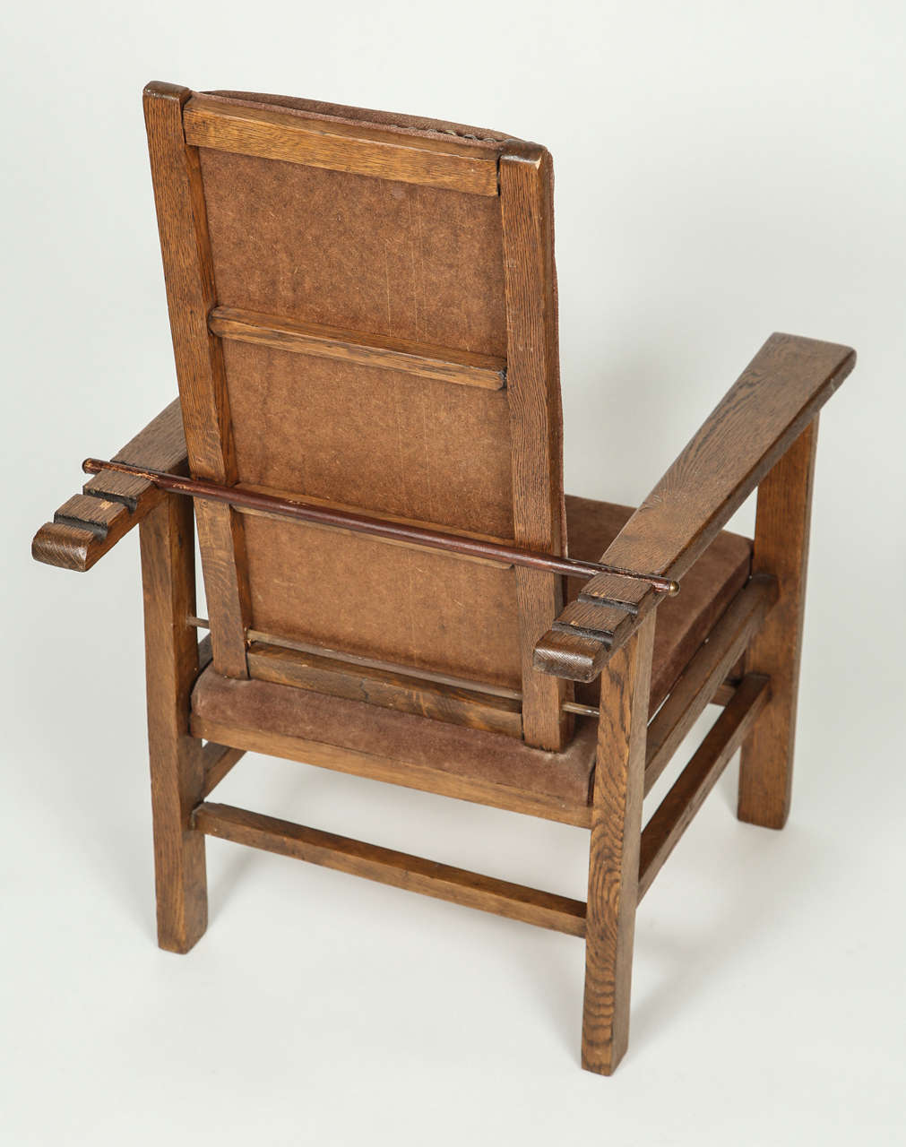 Antique Oak Child's Morris Chair For Sale at 1stdibs