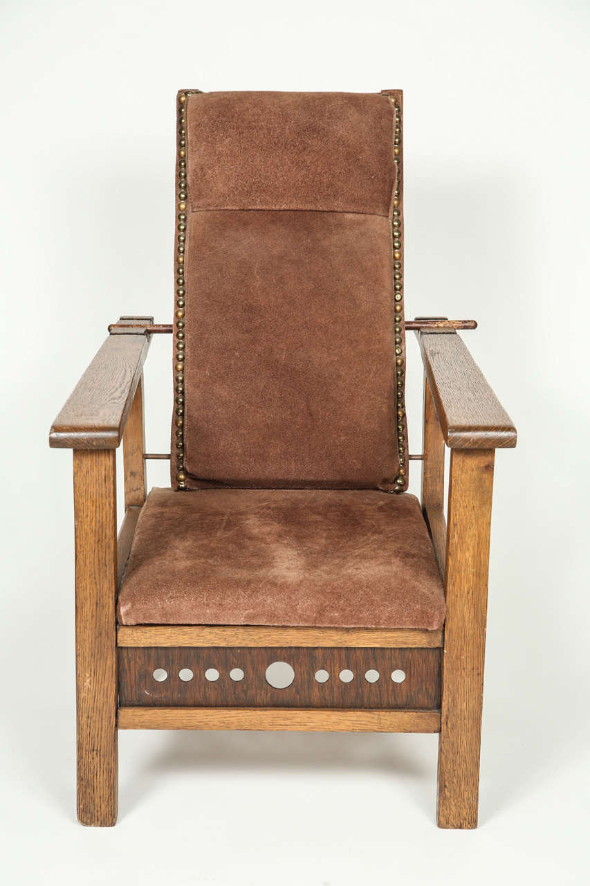 Antique Oak Child's Morris Chair For Sale at 1stDibs antique childs