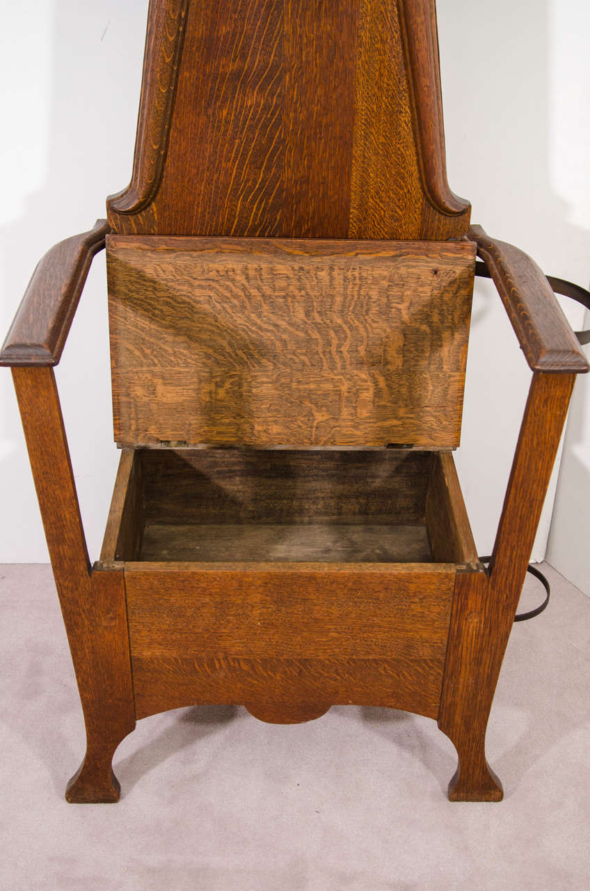 Antique ChairForm Victorian Oak Hall Tree at 1stDibs antique hall tree