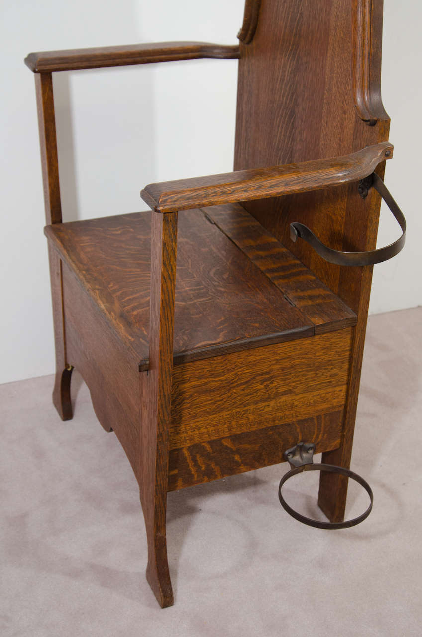 Antique ChairForm Victorian Oak Hall Tree at 1stDibs antique hall tree