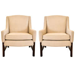 Lounge Chairs Attributed to Edward Wormley for Dunbar 7