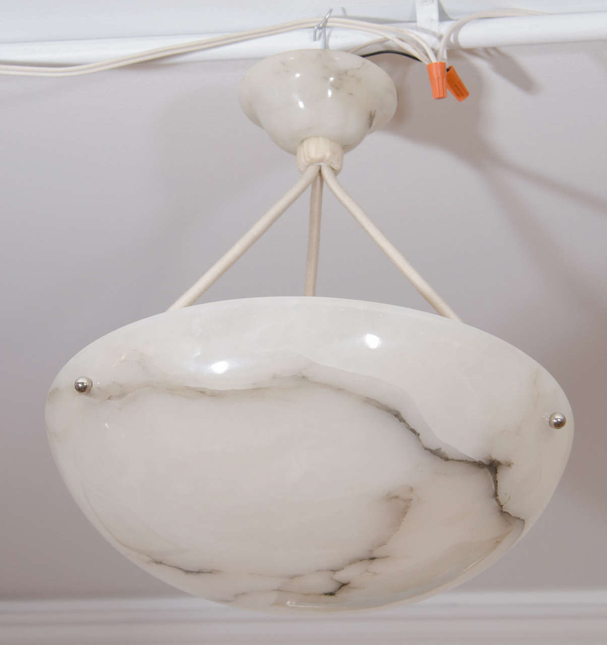 A Petite Alabaster Light Fixture