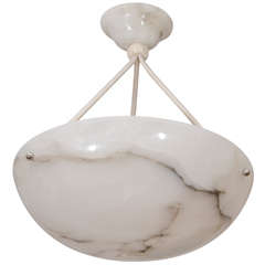 A Petite Alabaster Light Fixture