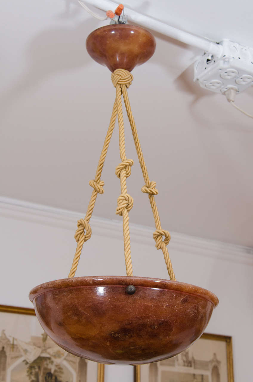 Alabaster Light Fixture