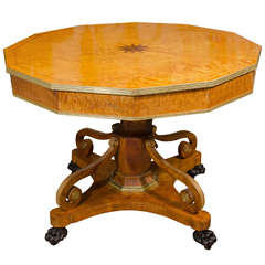 Charles X Inlaid Centre Table
