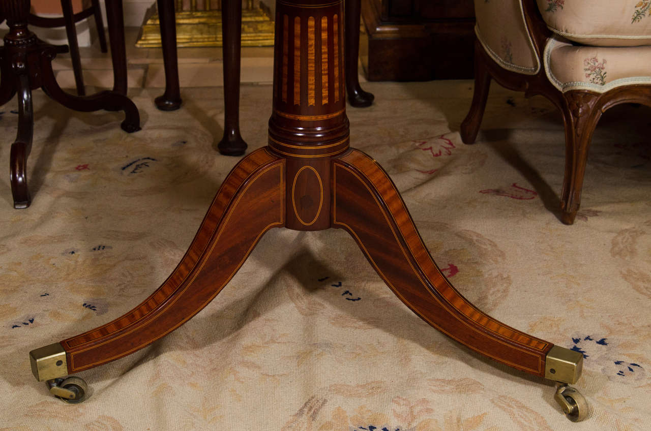 Very Fine Regency Inlaid Centre Table In Excellent Condition In Westwood, NJ