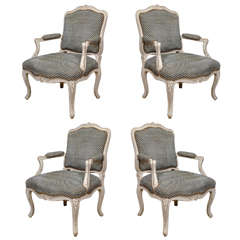 Set of Four Louis XV Fauteuils
