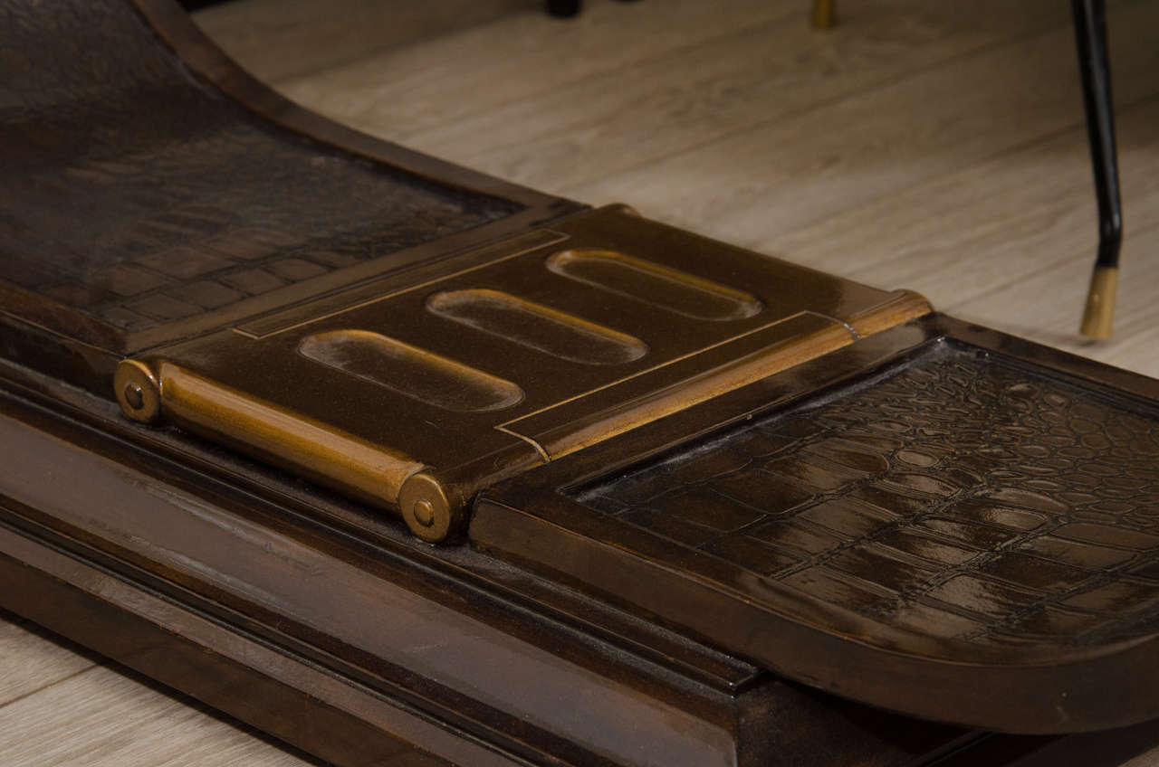 Lacquered Wood Watch Form Coffee Table At 1stdibs Mid Century Modern Lacquered Wood Watch Form Coffee Table For