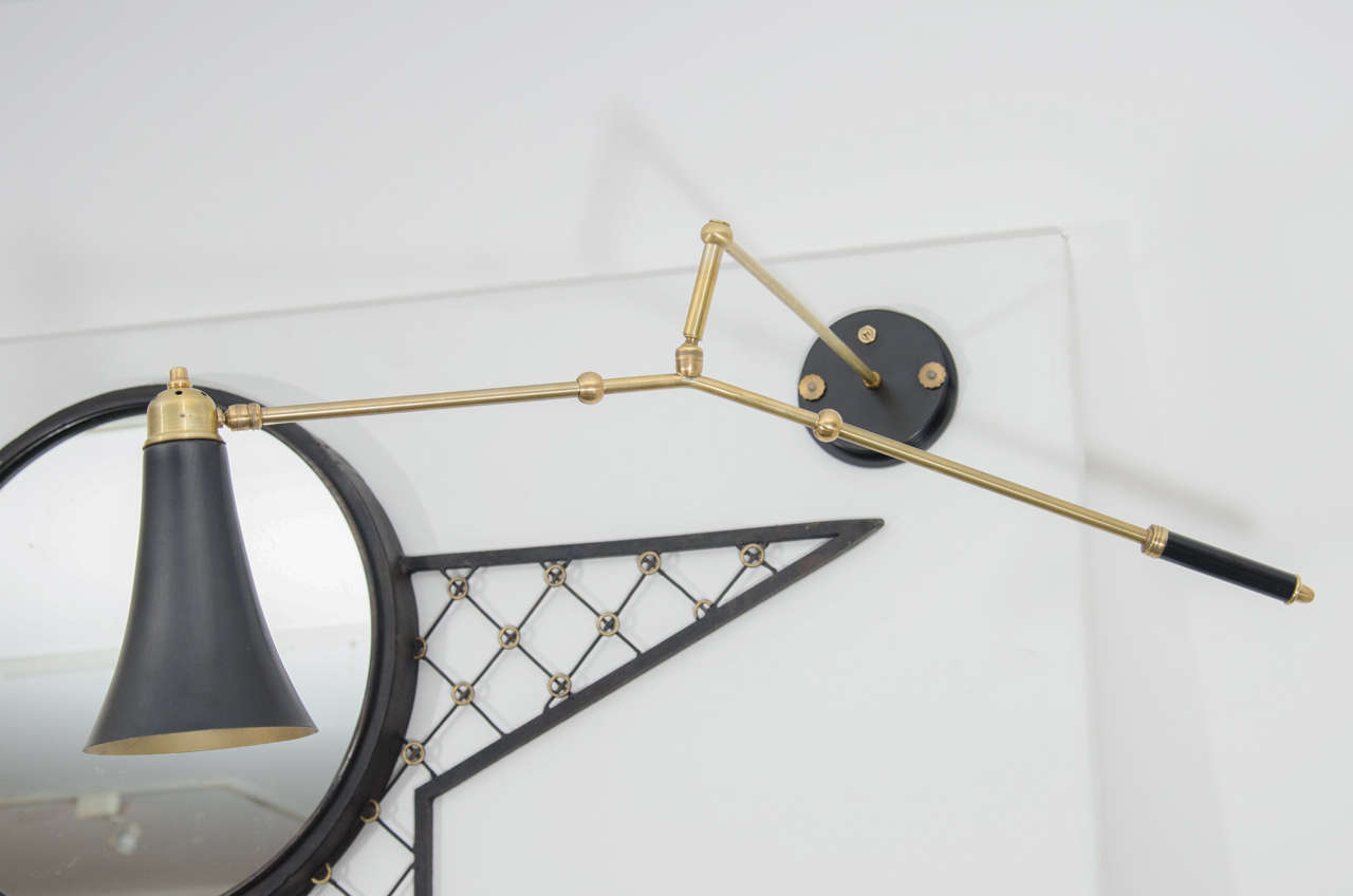 French Multi Articulated Swing Arm Sconce