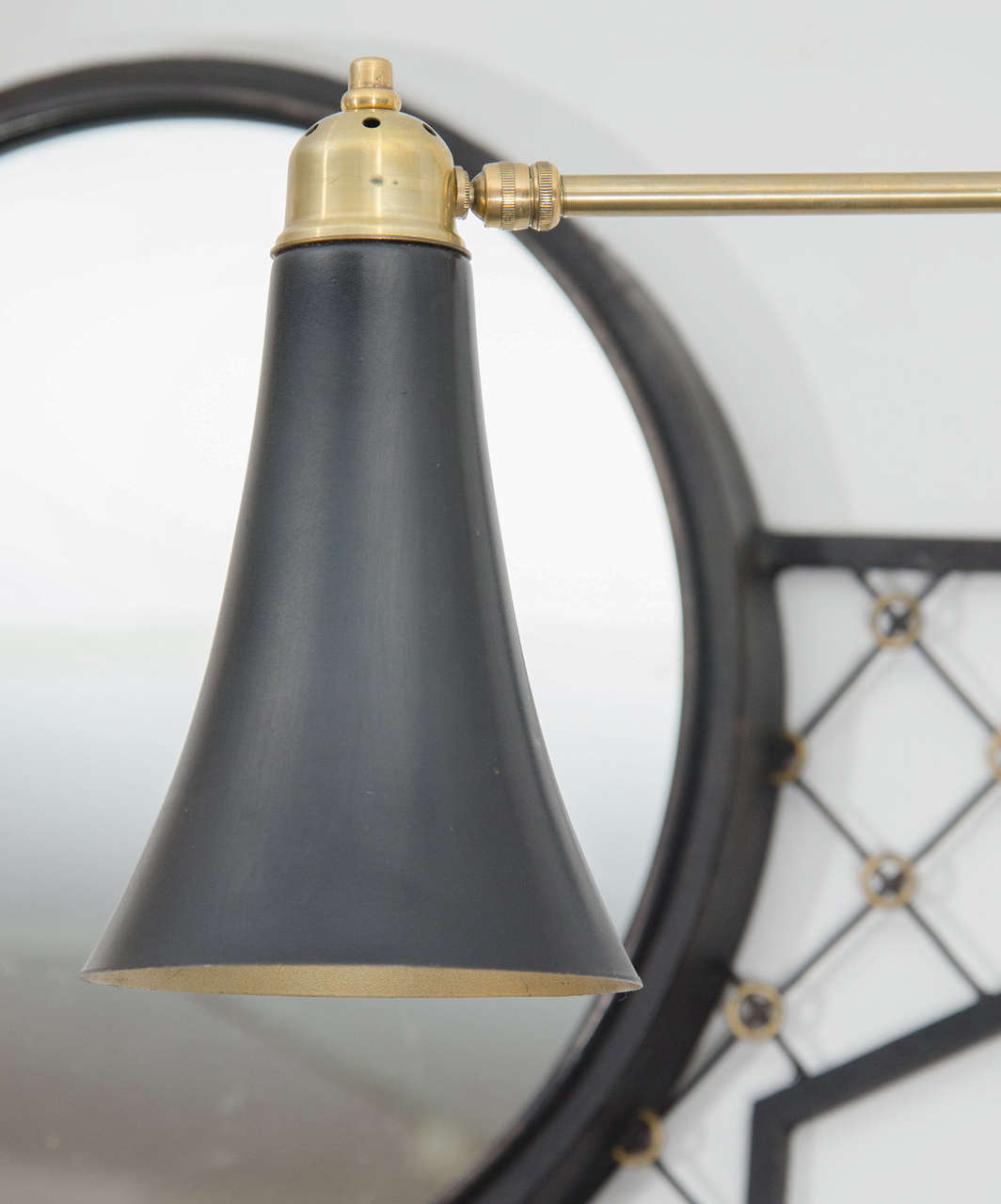 Multi Articulated Swing Arm Sconce In Excellent Condition In Newburgh, NY