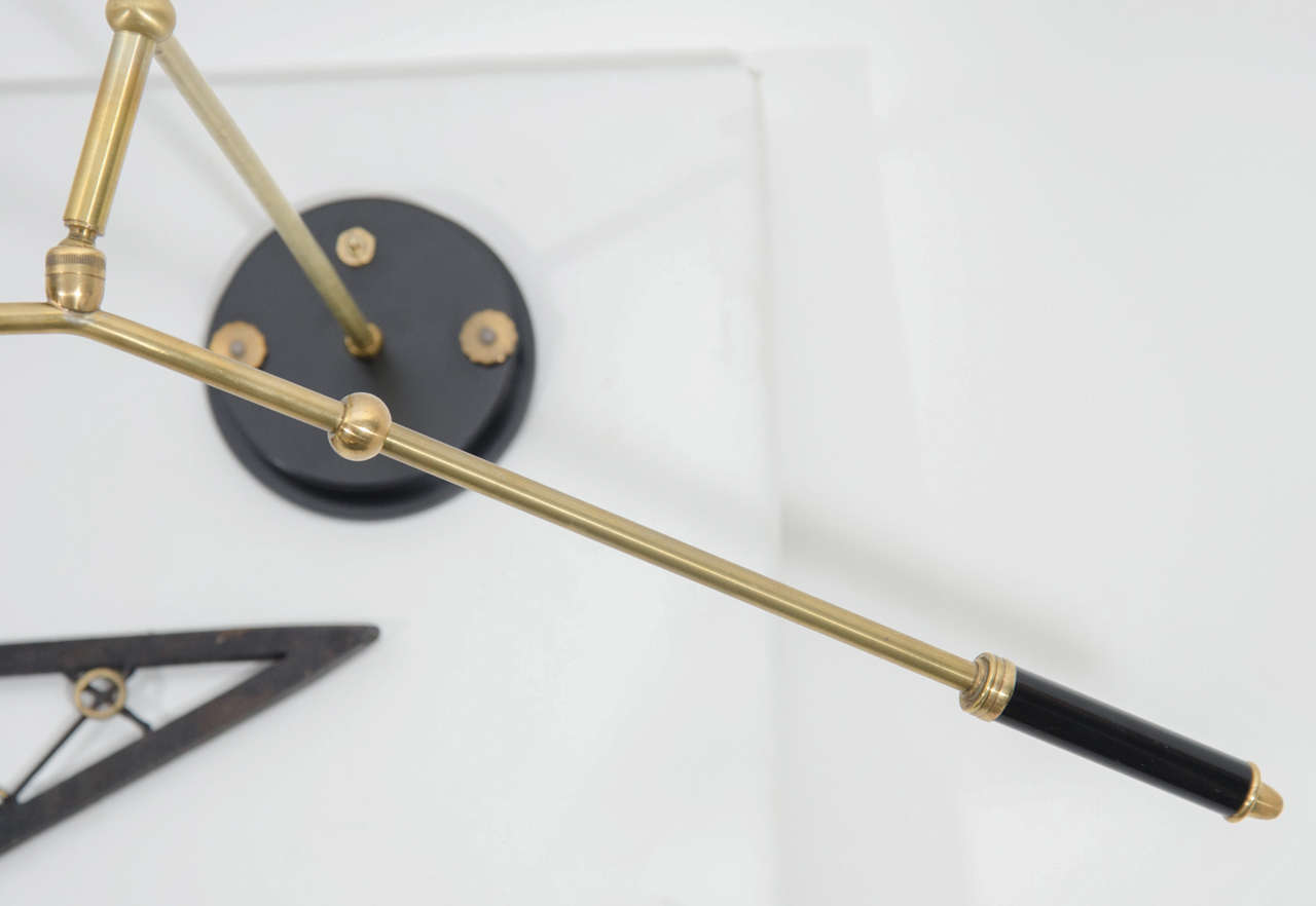 Brass Multi Articulated Swing Arm Sconce