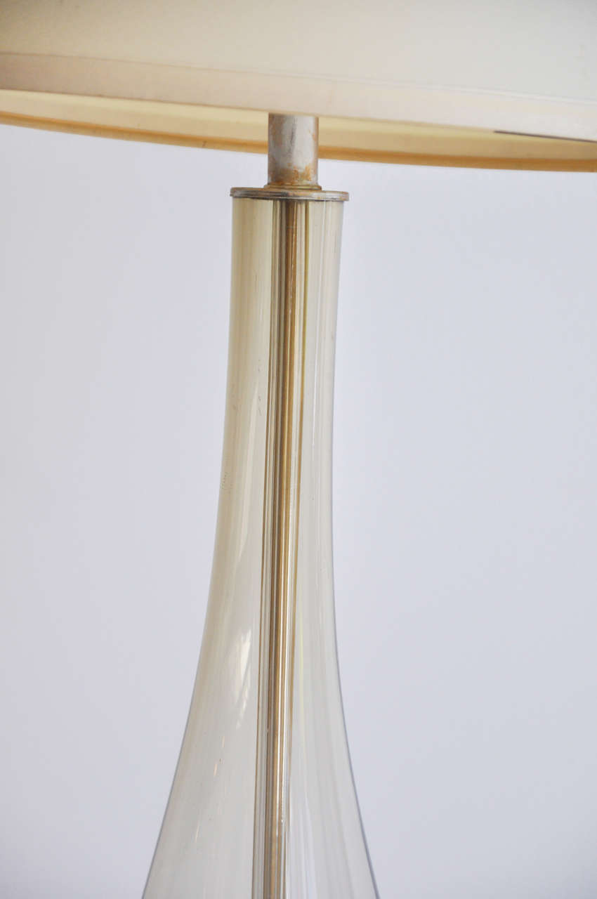 Smoke Murano Glass Table Lamp 1