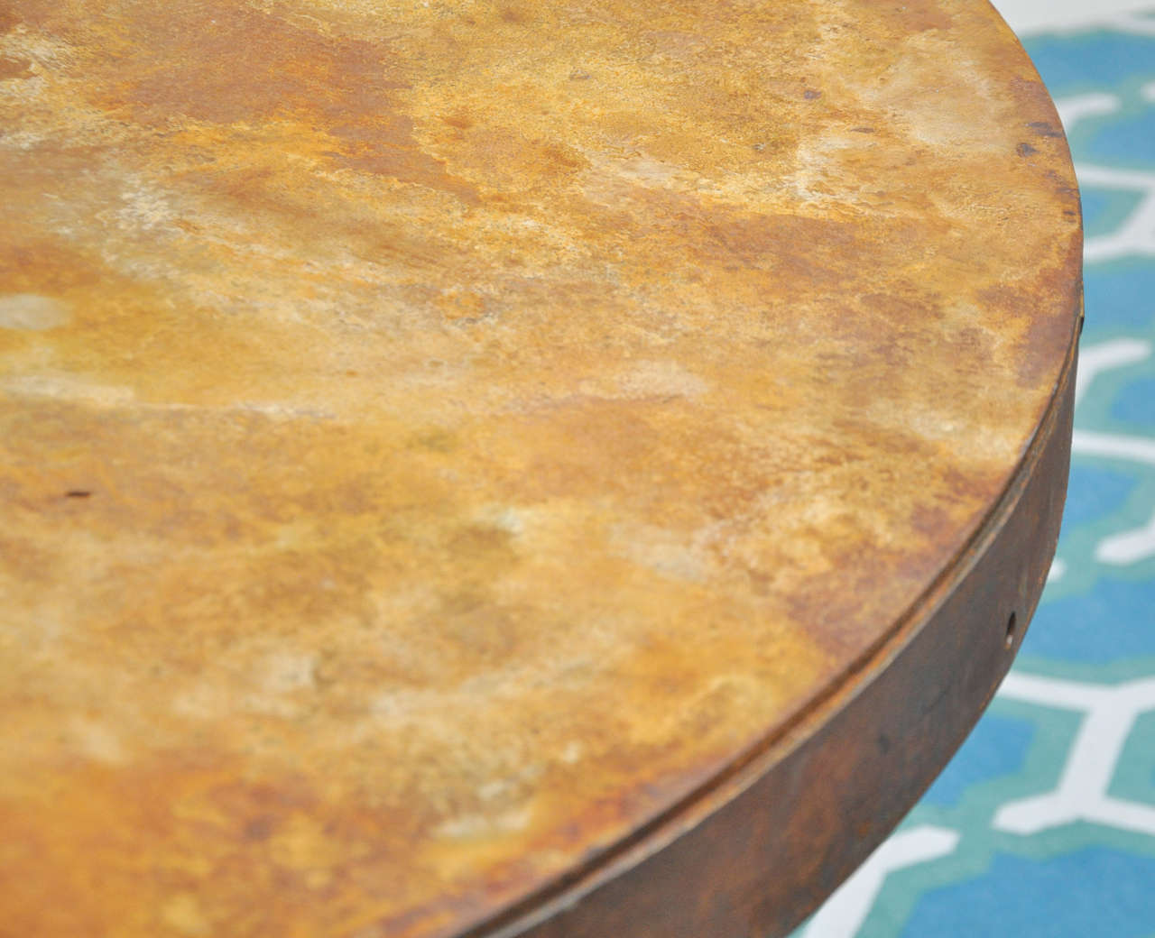 Bespoke Round Copper Top Table 3