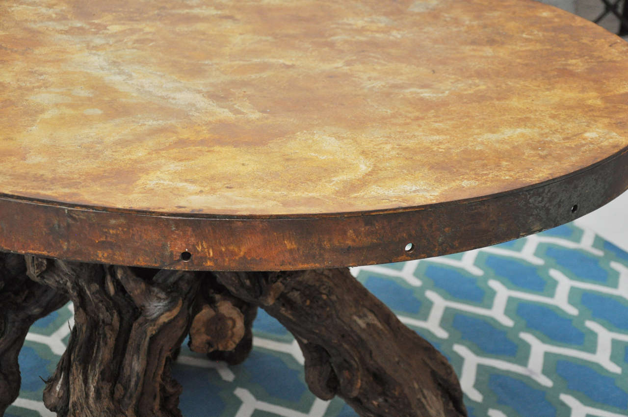 Bespoke Round Copper Top Table 5