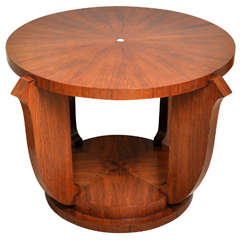 Antique Art Deco Occasional Table Attributed to Jules Leleu