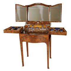 Vintage A superb Art Deco Dressing Table by Mappin and Webb.