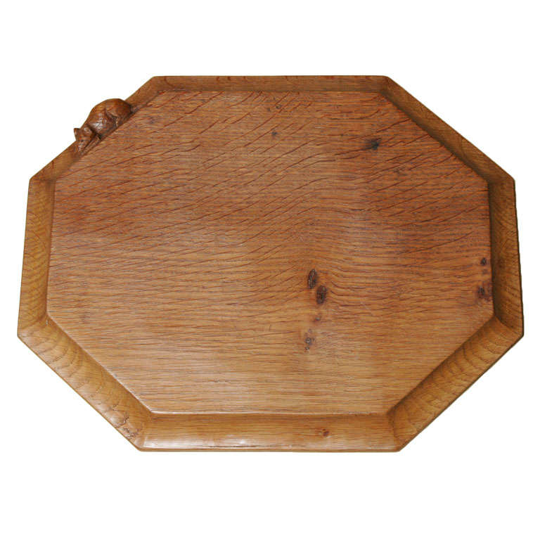 A Robert Thompson "Mouseman" Oak Cheese board.