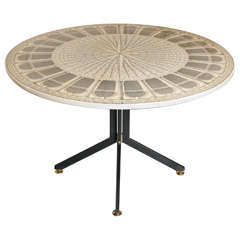 A Piero Fornasetti  "Architettura" Circular Centre Table.