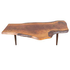 Free Form Slab Cocktail Table by Roy Sheldon 9