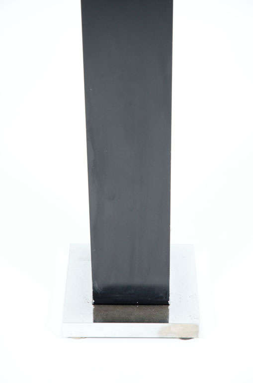 Italian Triple Header Column Torchère Floor Lamp by Angelo Lelii In Excellent Condition For Sale In New York, NY