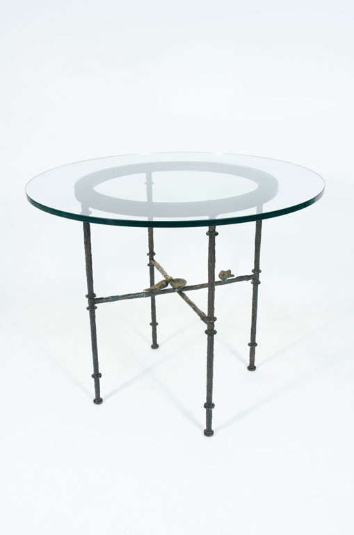 Israeli Sculpted Bronze Perched Bird Center Table by Ilana Goor