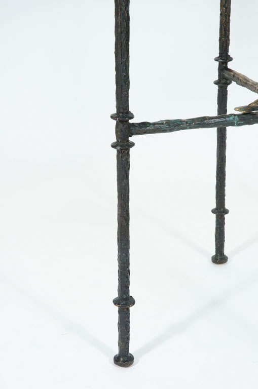 Sculpted Bronze Perched Bird Center Table by Ilana Goor 2