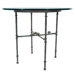 Sculpted Bronze Perched Bird Center Table by Ilana Goor