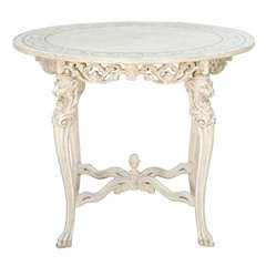 Elaborately Carved Center Table