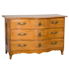 Late 18th C. Country French Walnut Commode