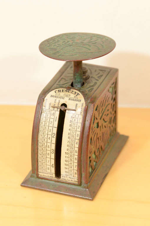 Tiffany Studios Postal Scale, Grape
