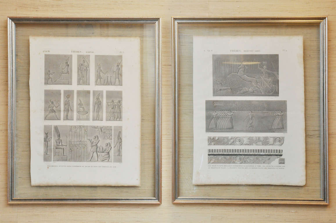 Beautifully Framed Egyptian Etchings