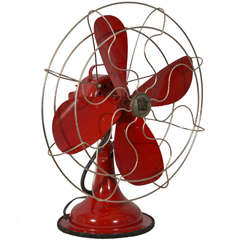 Vintage 1930s Robbins and Myers Table Fan