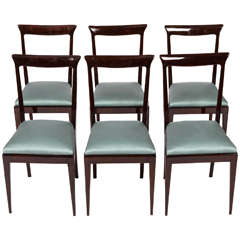 Ico Parisi Important Set Of Six Dining Chairs