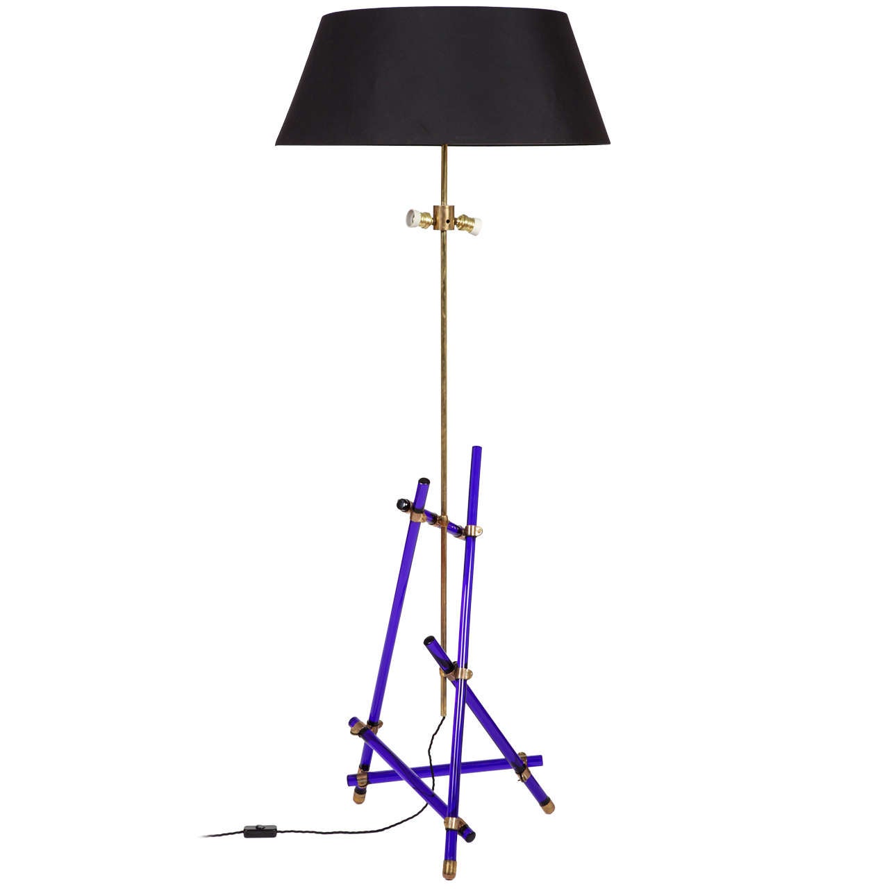 Big Colored Floor Lamp in the style of Fontana Arte