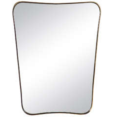 Used Gio Ponti Mirror From Hotel Bristol In Merano