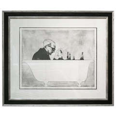 Marcel Duchamp Plays Chess in the Bathtub