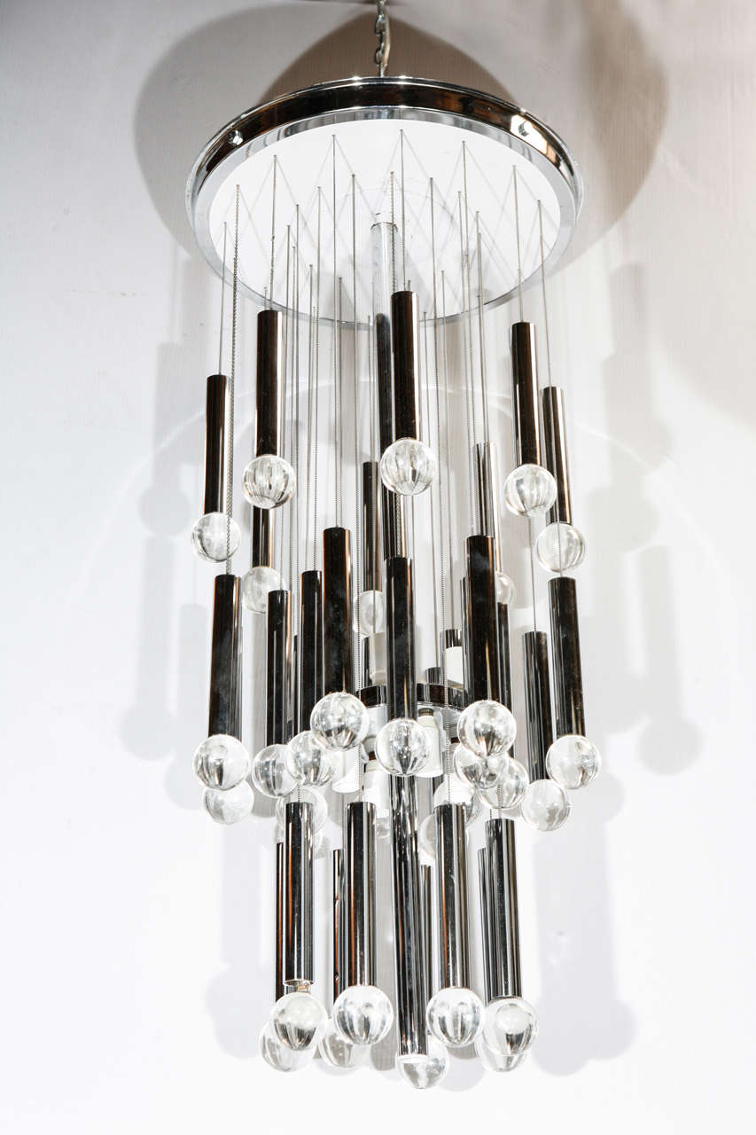 Italian Fantastic Sciolari Chandelier