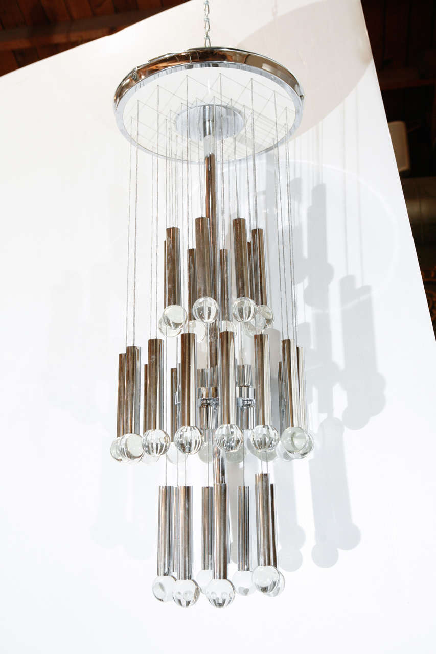 Italian Unique Sciolari Chandelier