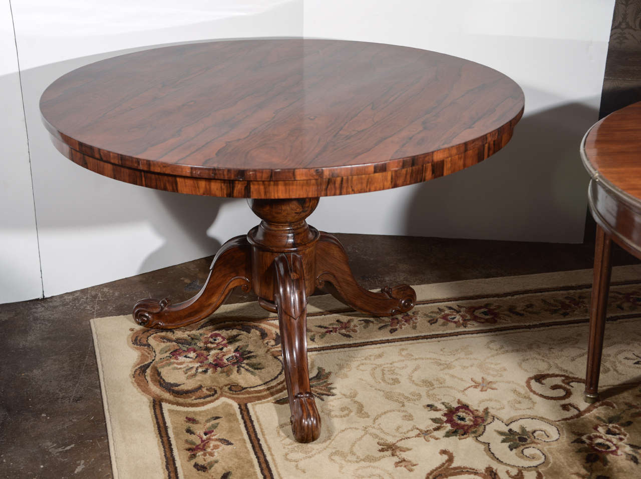 19th c  Regency rosewood center table