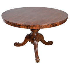 19th c  Regency rosewood center table