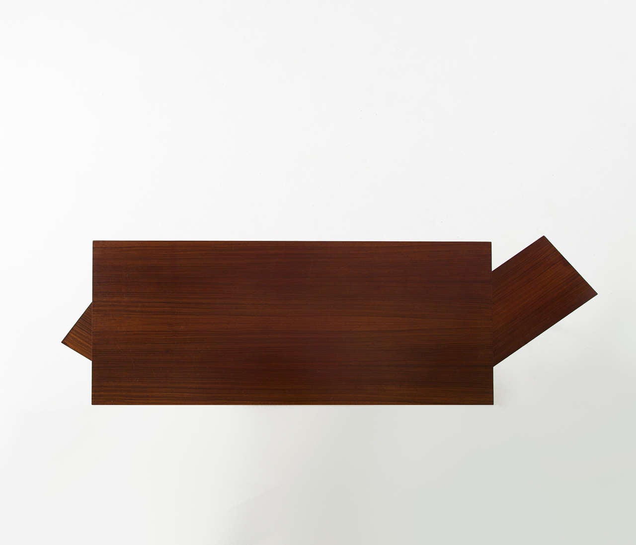 Brass Early 1950s Executive Desk by Osvaldo Borsani in Rosewood