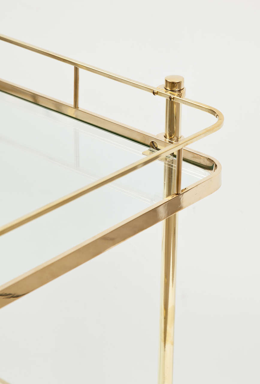 Brass Bar Cart 1